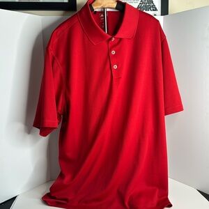 Adidas ClimaLite Red Polo men’s XL